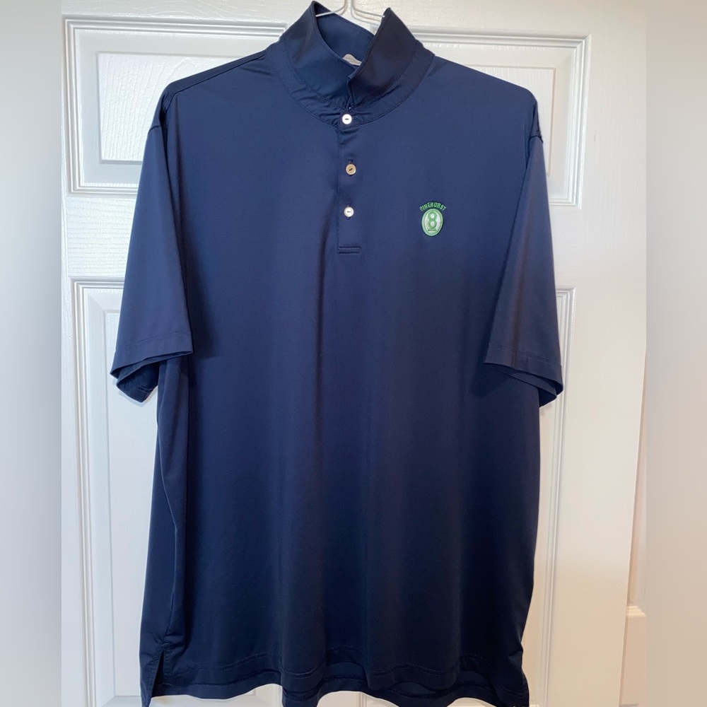 Peter Millar Navy Summer Comfort Polo Pinehurst